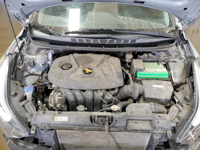 5NPDH4AE4FH639683 - 2015 HYUNDAI ELANTRA SE GRAY photo 11