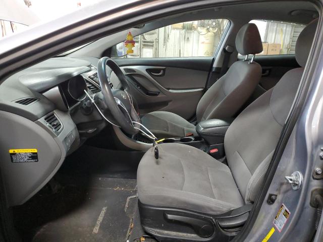 5NPDH4AE4FH639683 - 2015 HYUNDAI ELANTRA SE GRAY photo 7