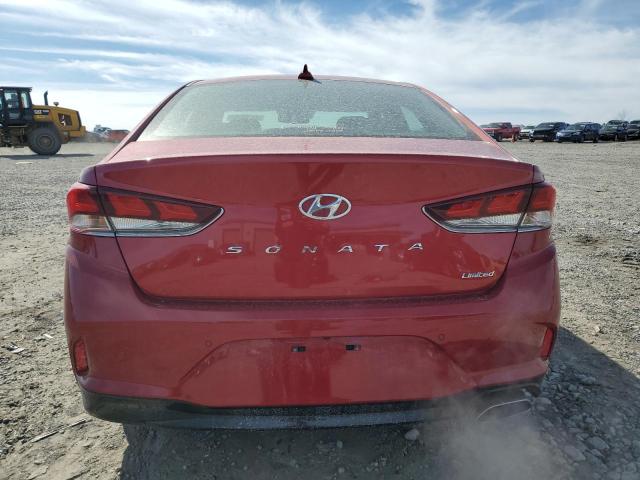 5NPE34AF9JH669833 - 2018 HYUNDAI SONATA SPORT RED photo 6