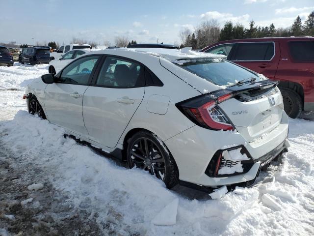 SHHFK7H95LU301707 - 2020 HONDA CIVIC SPORT TOURING WHITE photo 2