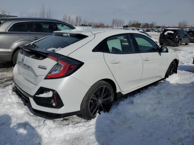 SHHFK7H95LU301707 - 2020 HONDA CIVIC SPORT TOURING WHITE photo 3
