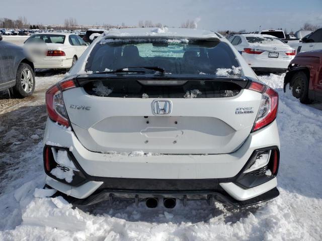 SHHFK7H95LU301707 - 2020 HONDA CIVIC SPORT TOURING WHITE photo 6
