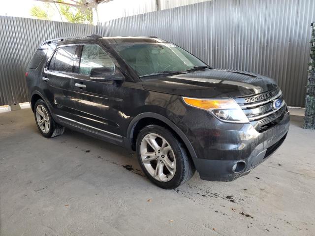 1FM5K7F80EGB90639 - 2014 FORD EXPLORER LIMITED BLACK photo 4