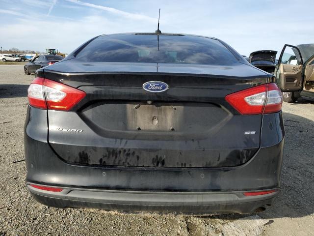 3FA6P0H74GR203559 - 2016 FORD FUSION SE BLACK photo 6