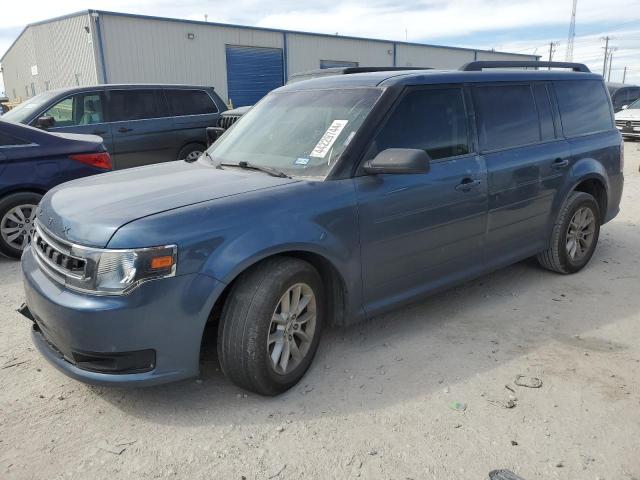 2FMGK5B85JBA17915 - 2018 FORD FLEX SE BLUE photo 1