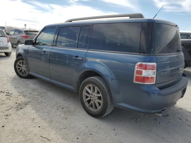 2FMGK5B85JBA17915 - 2018 FORD FLEX SE BLUE photo 2