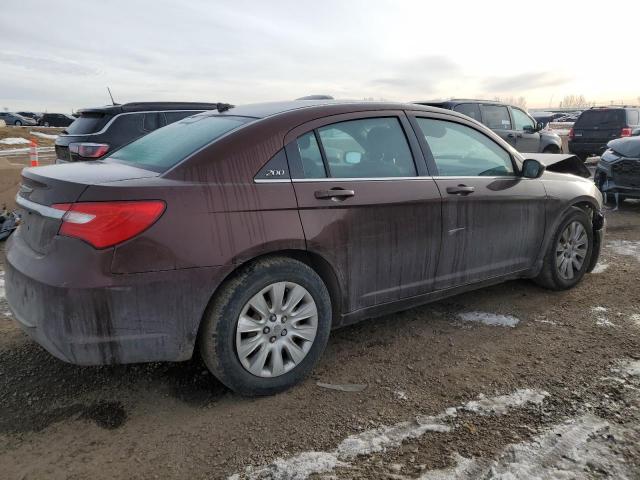 1C3CCBAB5DN512589 - 2013 CHRYSLER 200 LX BROWN photo 3