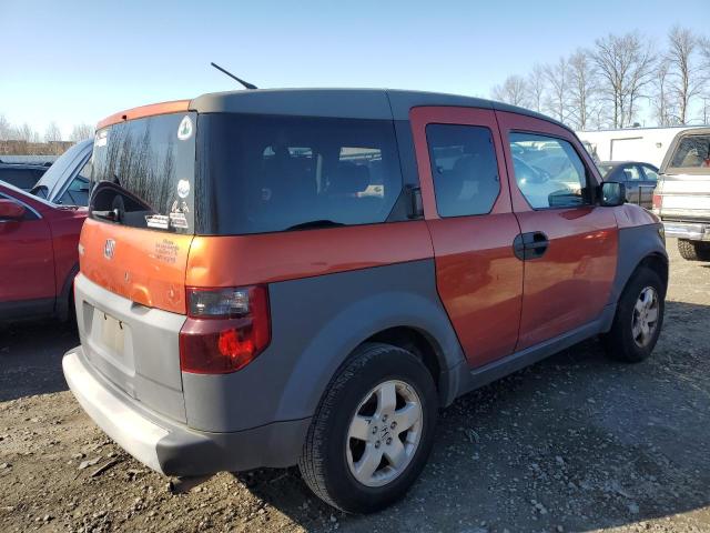 5J6YH18583L010337 - 2003 HONDA ELEMENT EX ORANGE photo 3