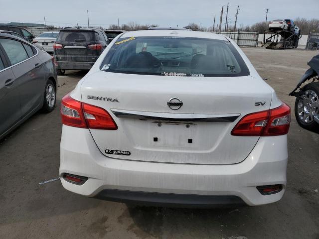 3N1AB7AP6HY211727 - 2017 NISSAN SENTRA S WHITE photo 6