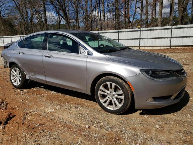 1C3CCCAB0FN751430 - 2015 CHRYSLER 200 LIMITED SILVER photo 4