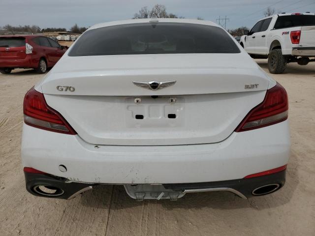 KMTG54LE9KU037625 - 2019 GENESIS G70 ADVANCED WHITE photo 6