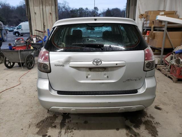 2T1KR32E96C556833 - 2006 TOYOTA COROLLA MA XR SILVER photo 6