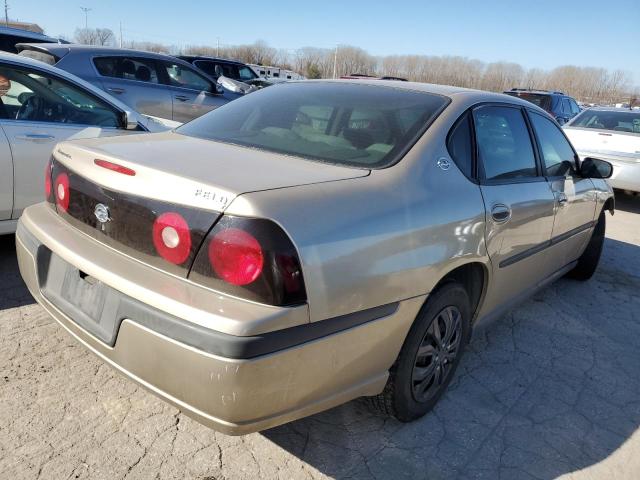 2G1WF52E649403354 - 2004 CHEVROLET IMPALA TAN photo 3