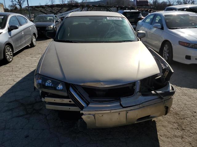 2G1WF52E649403354 - 2004 CHEVROLET IMPALA TAN photo 5