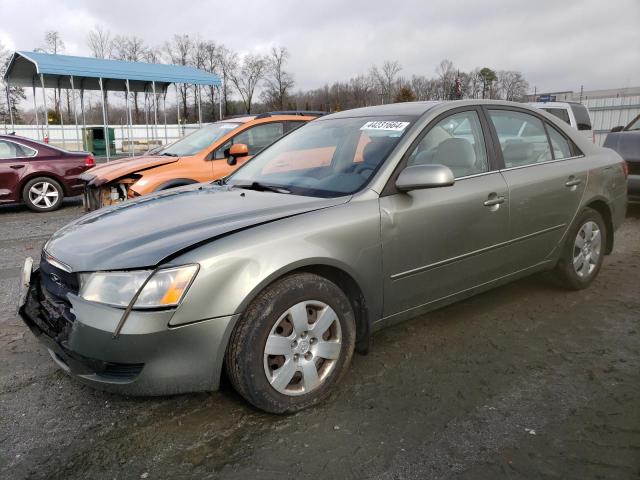 5NPET46C78H348933 - 2008 HYUNDAI SONATA GLS GREEN photo 1