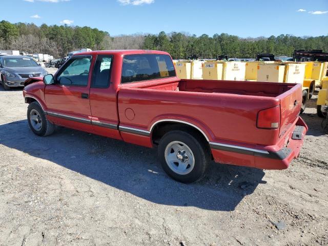 1GCCS19X1T8158057 - 1996 CHEVROLET S TRUCK S10 RED photo 2