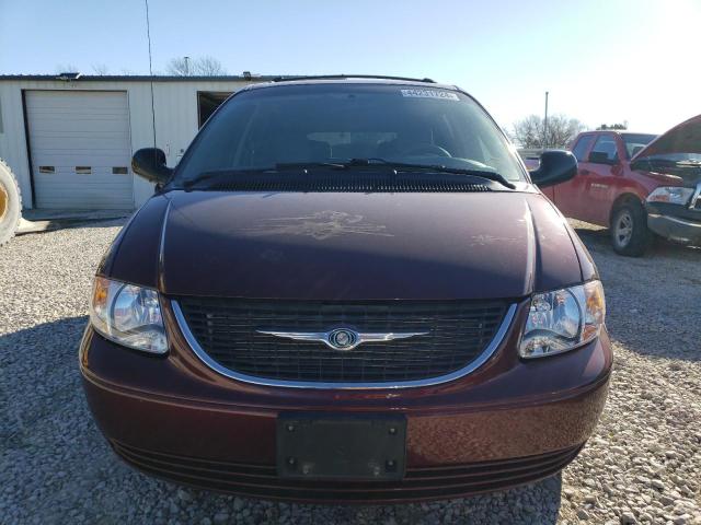 2C4GP44332R713148 - 2002 CHRYSLER TOWN & COU LX MAROON photo 5