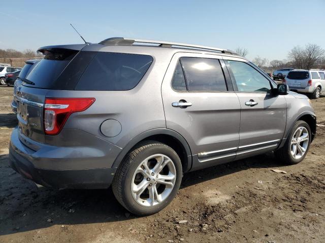 1FM5K8F86DGB96420 - 2013 FORD EXPLORER LIMITED GRAY photo 3