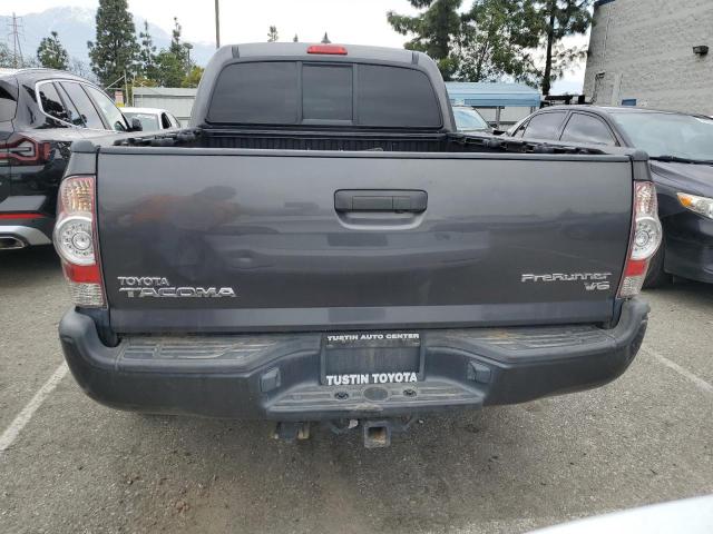 3TMKU4HNXFM044906 - 2015 TOYOTA TACOMA DOUBLE CAB PRERUNNER LONG BED GRAY photo 6