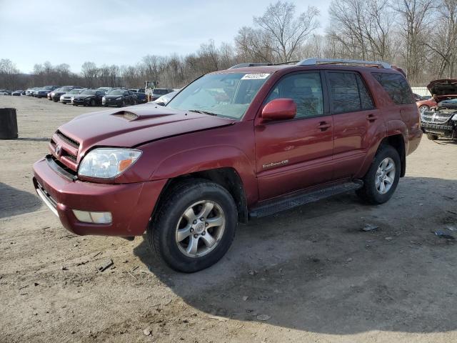 JTEBU14R958049908 - 2005 TOYOTA 4RUNNER SR5 RED photo 1