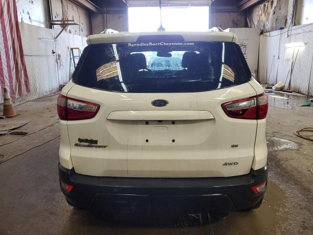 MAJ6P1UL3JC206855 - 2018 FORD ECOSPORT SE WHITE photo 6