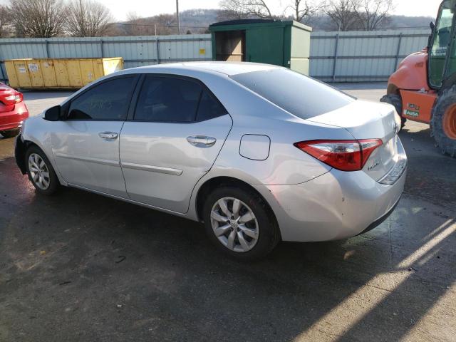 2T1BURHEXGC738163 - 2016 TOYOTA COROLLA L SILVER photo 2