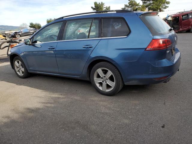 3VWCA7AU2FM502970 - 2015 VOLKSWAGEN GOLF SPORT TDI S BLUE photo 2