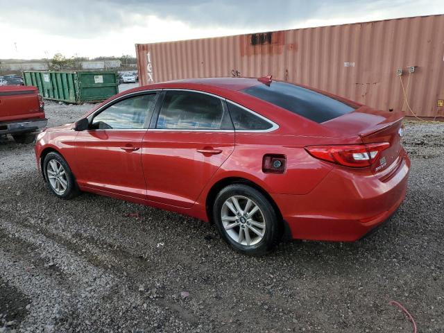 5NPE24AF6HH578418 - 2017 HYUNDAI SONATA SE RED photo 2