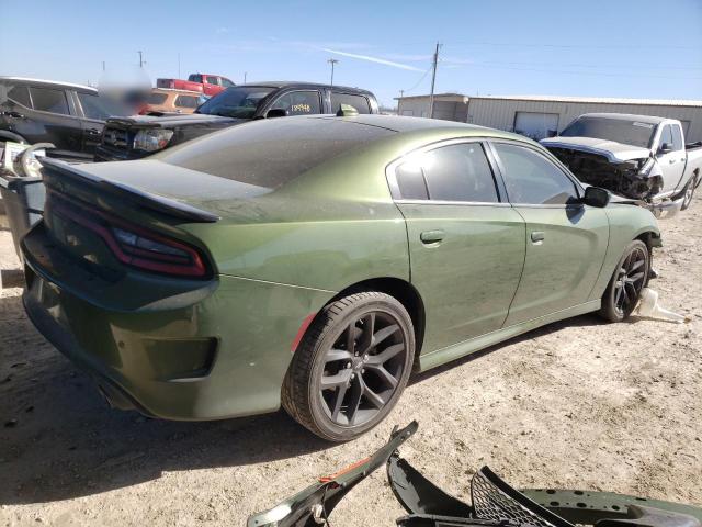 2C3CDXHG9MH605927 - 2021 DODGE CHARGER GT GREEN photo 3