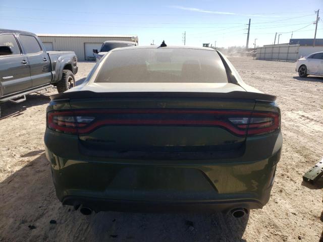 2C3CDXHG9MH605927 - 2021 DODGE CHARGER GT GREEN photo 6