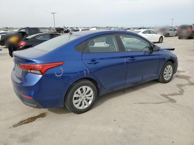 3KPC24A30KE084645 - 2019 HYUNDAI ACCENT SE BLUE photo 3