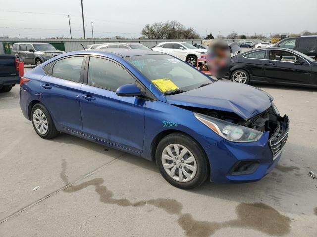 3KPC24A30KE084645 - 2019 HYUNDAI ACCENT SE BLUE photo 4