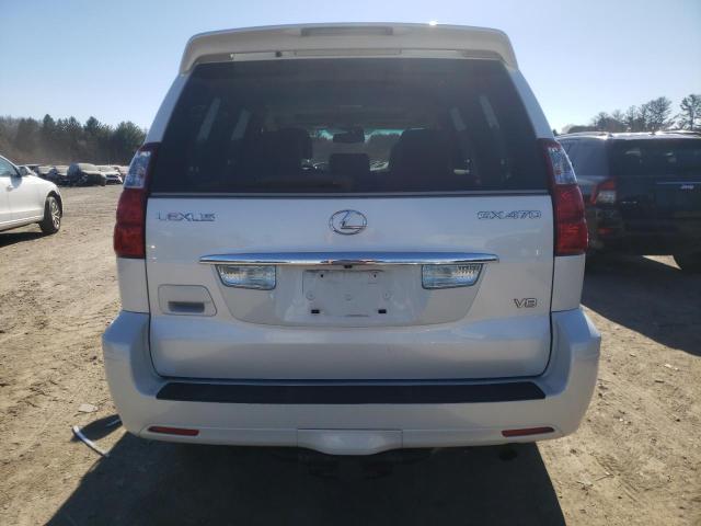 JTJBT20X780162841 - 2008 LEXUS GX 470 WHITE photo 6