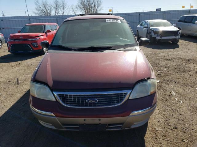 2FMZA53432BA48153 - 2002 FORD WINDSTAR SEL RED photo 5