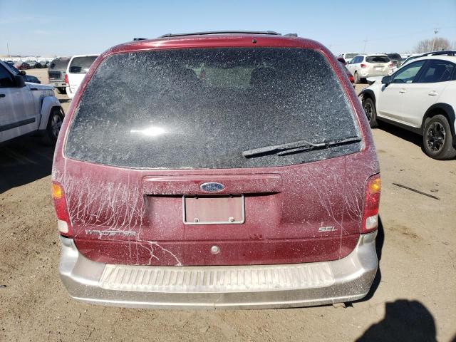 2FMZA53432BA48153 - 2002 FORD WINDSTAR SEL RED photo 6