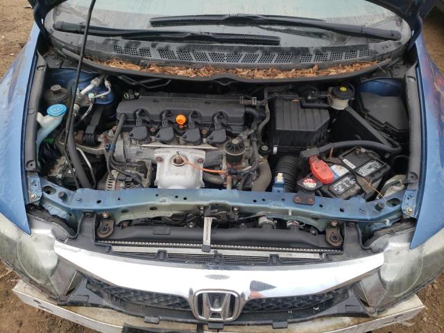 19XFA1F59AE042885 - 2010 HONDA CIVIC LX BLUE photo 11