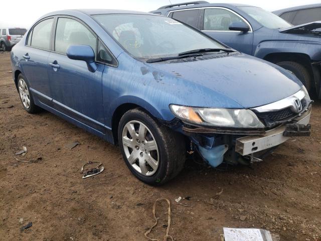 19XFA1F59AE042885 - 2010 HONDA CIVIC LX BLUE photo 4