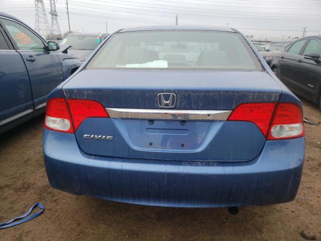 19XFA1F59AE042885 - 2010 HONDA CIVIC LX BLUE photo 6