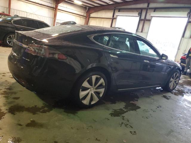 5YJSA1E20MF424386 - 2021 TESLA MODEL S Սև լուսանկար 3