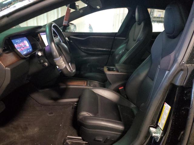 5YJSA1E20MF424386 - 2021 TESLA MODEL S Սև լուսանկար 7