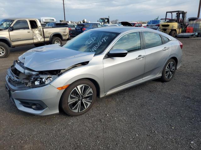2HGFC1F76GH637350 - 2016 HONDA CIVIC EXL SILVER photo 1