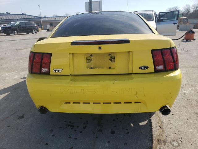 1FAFP42X71F108854 - 2001 FORD MUSTANG GT YELLOW photo 6