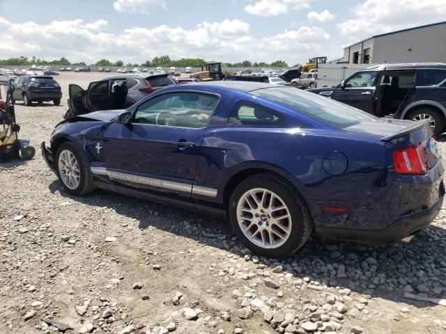 1ZVBP8AM0C5242165 - 2012 FORD MUSTANG BLUE photo 2