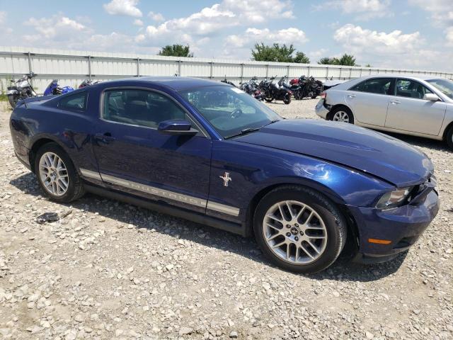 1ZVBP8AM0C5242165 - 2012 FORD MUSTANG BLUE photo 4
