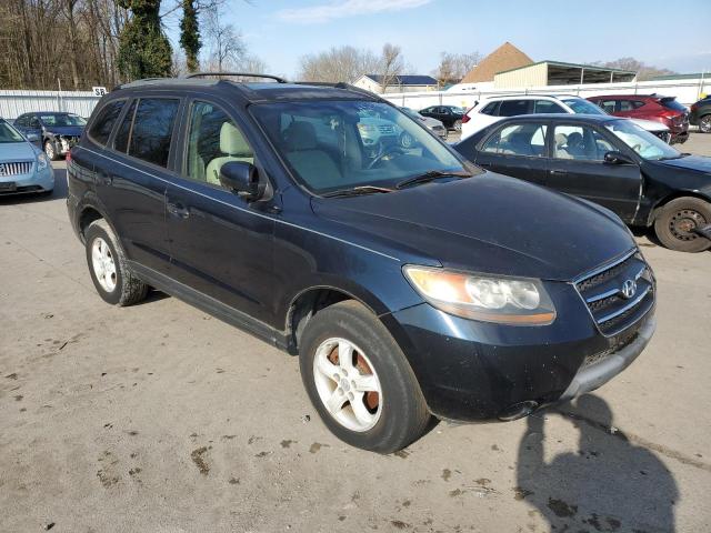 5NMSG13D67H005058 - 2007 HYUNDAI SANTA FE GLS BLUE photo 4