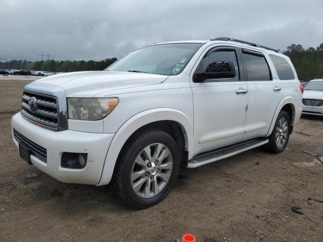 5TDZY68A68S012548 - 2008 TOYOTA SEQUOIA LIMITED WHITE photo 1