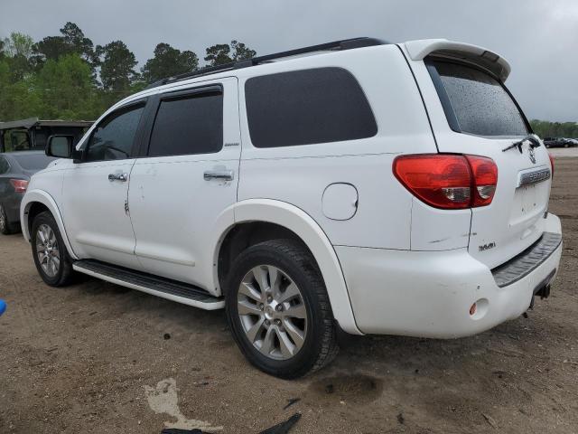 5TDZY68A68S012548 - 2008 TOYOTA SEQUOIA LIMITED WHITE photo 2