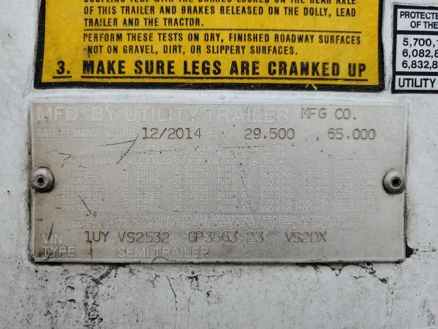 1UYVS2532GP356323 - 2016 UTILITY TRAILER თეთრი ფოტო 10