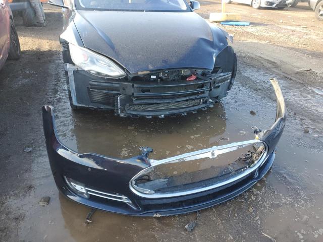 5YJSA1H16EFP44865 - 2014 TESLA MODEL S BLUE photo 12