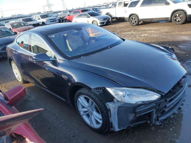 5YJSA1H16EFP44865 - 2014 TESLA MODEL S BLUE photo 4